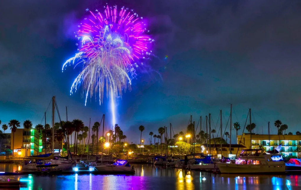 
july 4th fireworks santa barbara - where to watch