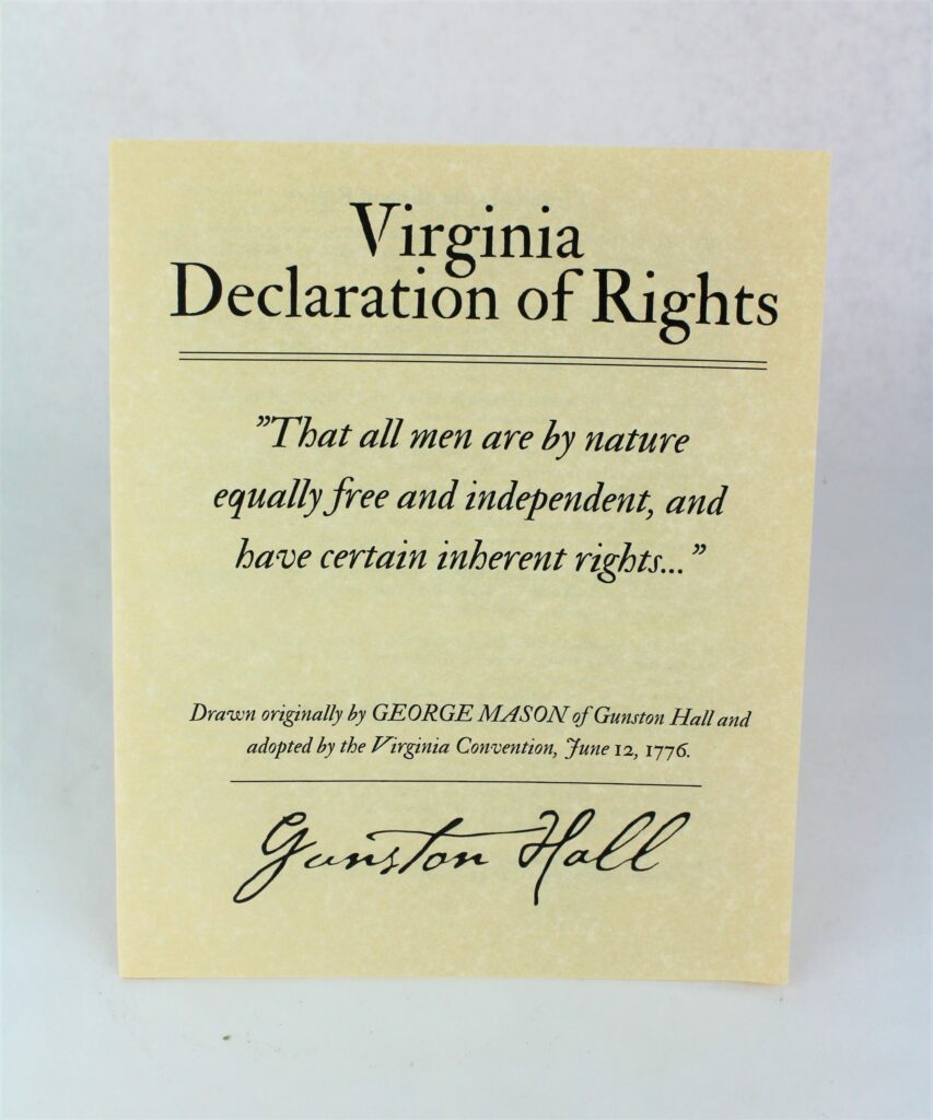 What Happened in 1776 - Declaration of Rights